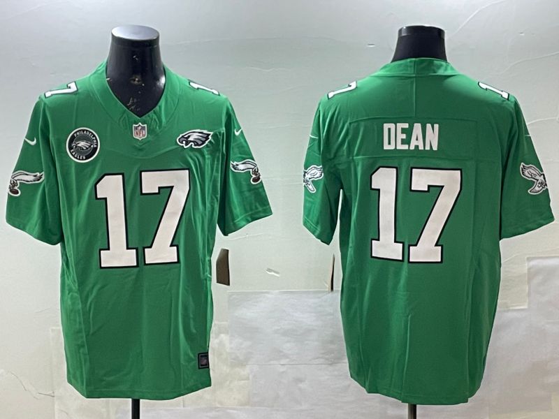 Men Philadelphia Eagles #17 Dean Green three generations 2025 Nike Vapor Limited NFL Jersey style 5->philadelphia eagles->NFL Jersey